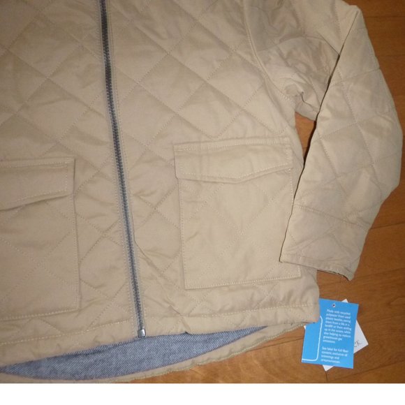 Boys Falls Creek Hooded Quilted Jacket Coat Size Small 6/7 transitional NWT - Picture 3 of 4